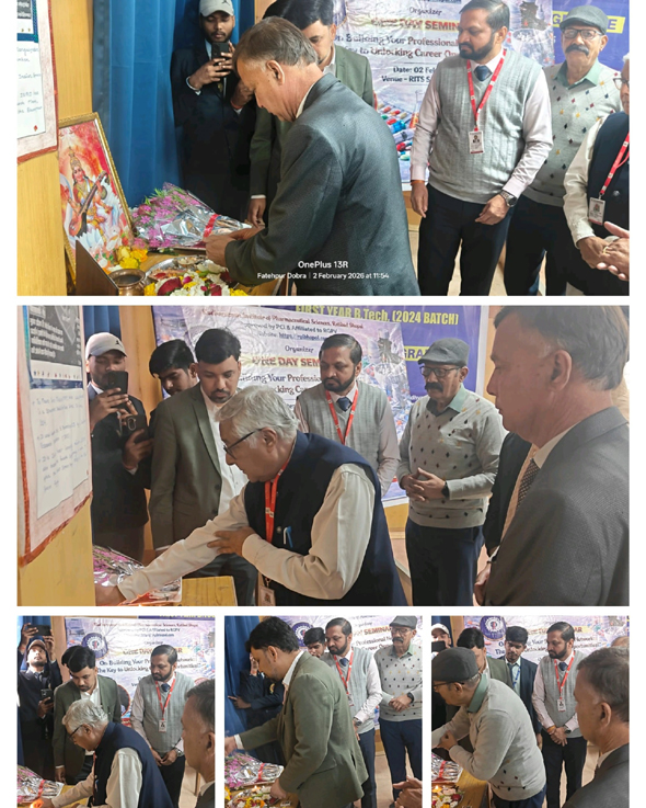 Seminar on Professional Networking and Career Growth at Radharaman Group Bhopal.