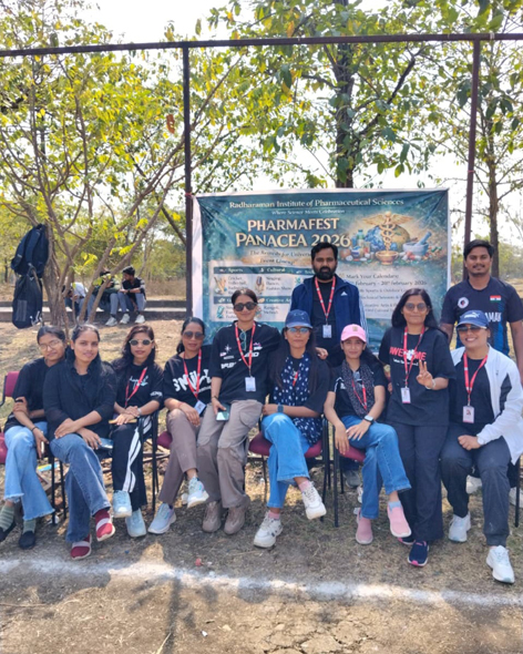 Today cricket tournament under Pharmafest 2026 organized by Radharaman Group of Institutions started with energetic start. 🏏