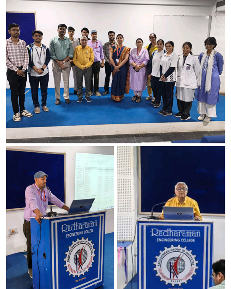 आज राधारमण ग्रुप ऑफ इंस्टीट्यूशन्स में आयोजित VIHAN 2K26 के अंतर्गत Research Paper & PPT Presentation का सफल आयोजन हुआ।