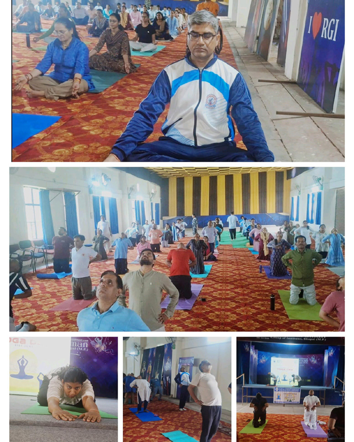 International Yoga Day campaign lasted for one month in Radharaman