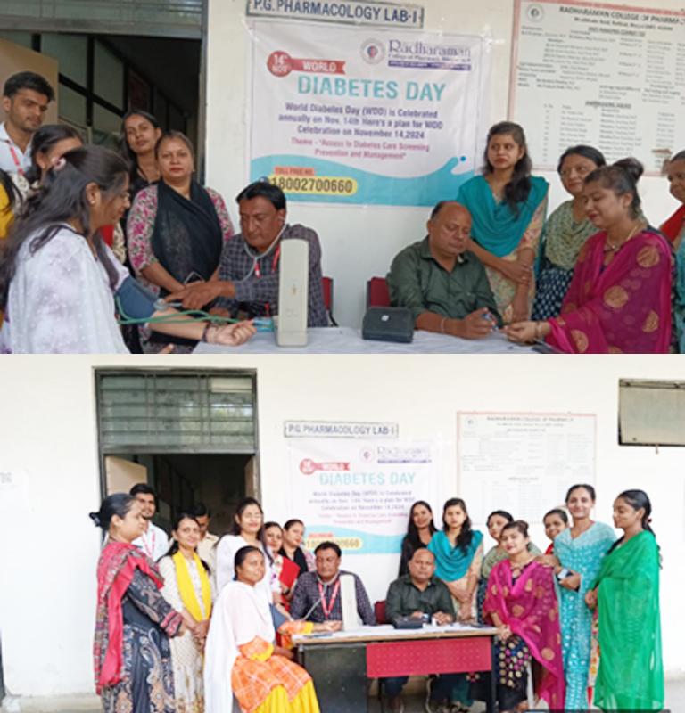 We organized World Diabetes day on 14 Nov 2024 in RCP campus 